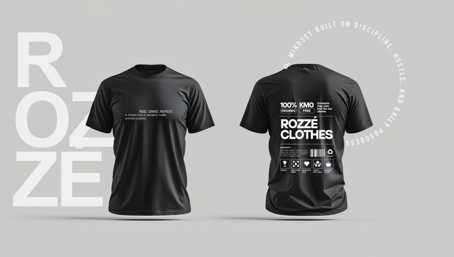 Samarreta ROZZÉ - RISE. GRIND. REPEAT